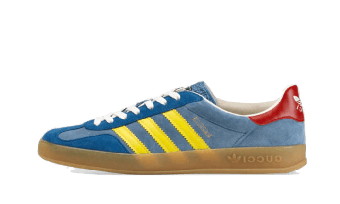 Adidas gazelle discount bleu et jaune