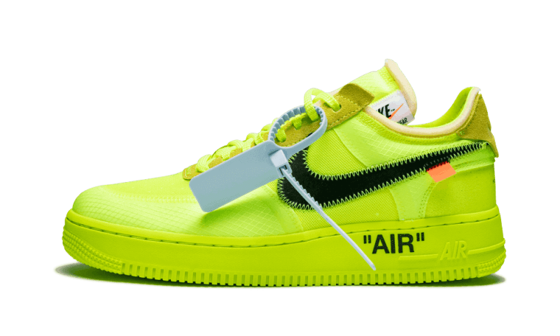 Nike Air Force 1 Low Off White Volt Addict Sneakers