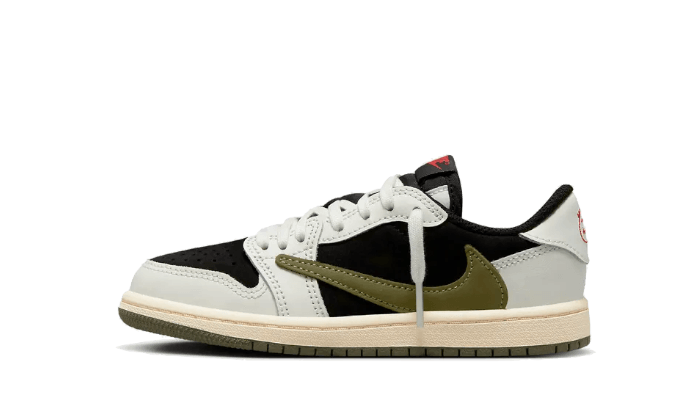 Air Jordan 1 Retro Low Og Sp Travis Scott Olive Enfant Ps Addict