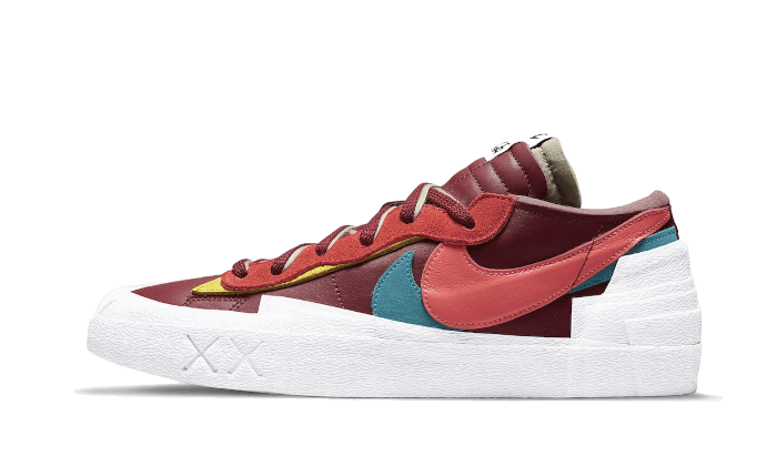 Nike blazer cheap low rouge