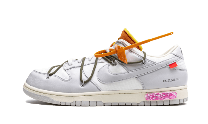 Nike Dunk Low Off White Lot 22 Addict Sneakers