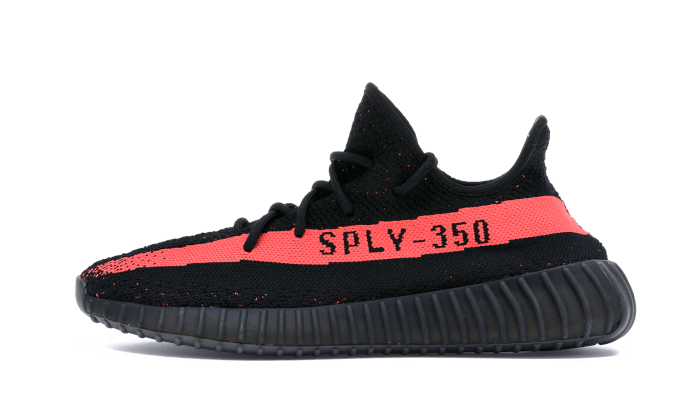 Adidas Yeezy Boost 350 V2 Core Black Red Addict Sneakers