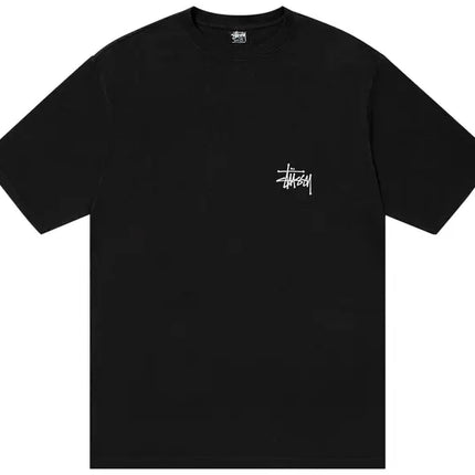 Stussy T Shirt Basics Pigment Dyed Black