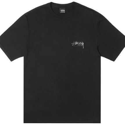 Stussy T Shirt Modern Age Pigment Dyed Natural Black
