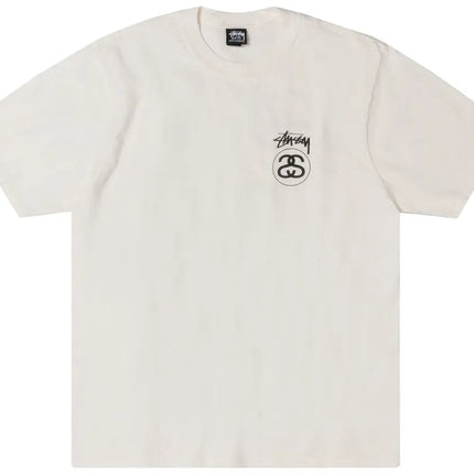 Stussy T Shirt Sock Link Pigment Dyed Natural