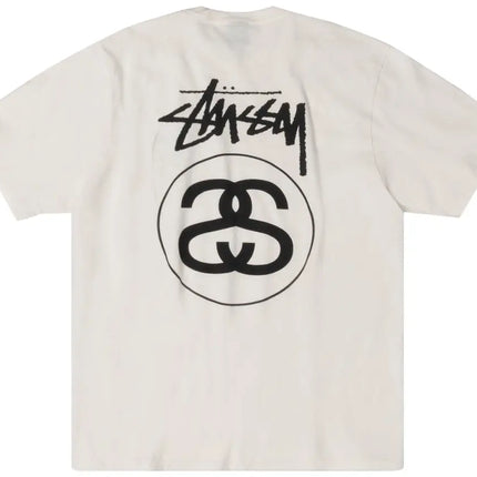 Stussy T Shirt Sock Link Pigment Dyed Natural
