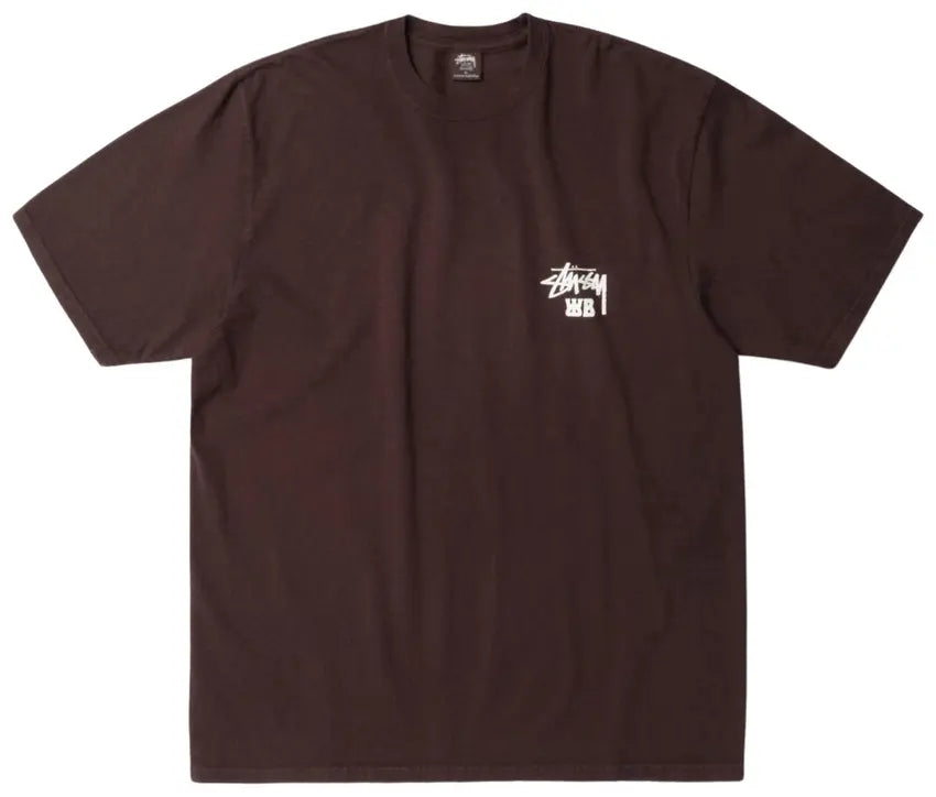 Stussy x Wales Bonner T Shirt Ocean Song Brown