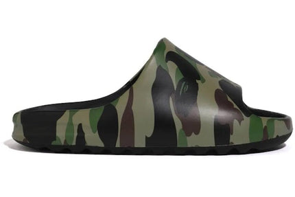 A Bathing Ape 1 st Camo Slide Green