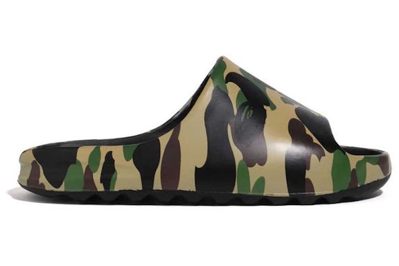 A Bathing Ape 1 st Camo Slide Yellow