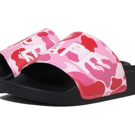 A Bathing Ape ABC Camo Slide Pink (2023)