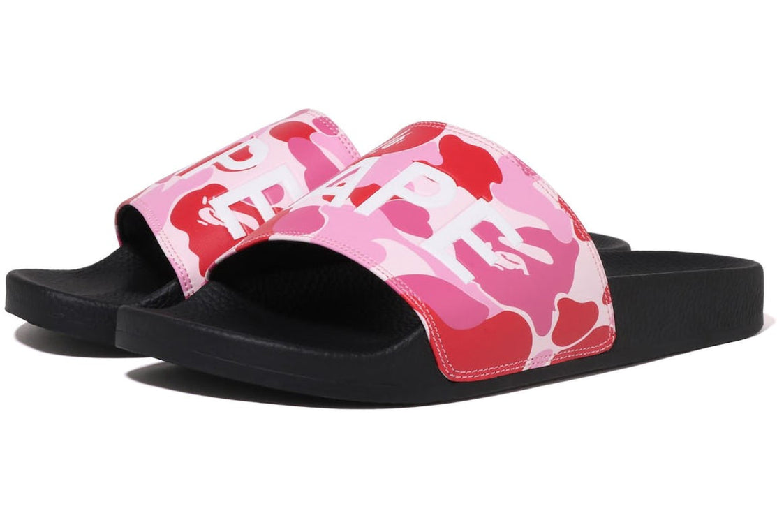 A Bathing Ape ABC Camo Slide Pink (2023)