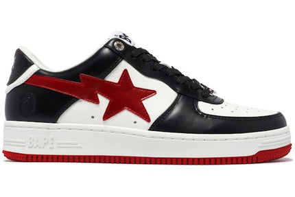 A Bathing Ape Bape Sta#3 M 2 White Black Red