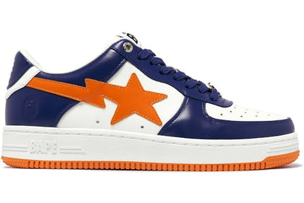 A Bathing Ape Bape Sta#3 M 2 White Blue Orange