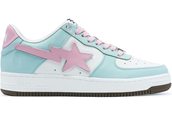 A Bathing Ape Bape Sta Low#4 Green Blue Pink