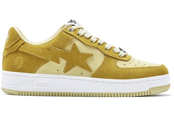 A Bathing Ape Bape Sta Suede Yellow (2022)