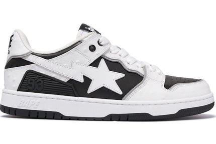 A Bathing Ape Sk 8 Sta#1 Ostrich Pack White Black