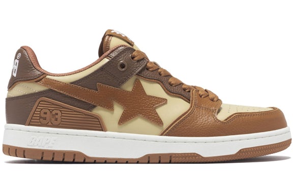 A Bathing Ape Sk 8 Sta#5 Brown Beige