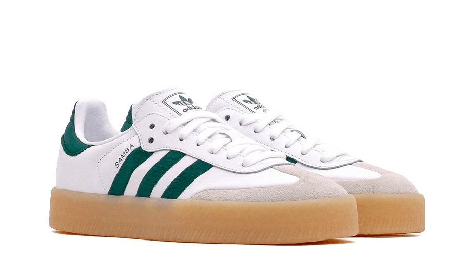 Adidas sambae White Collegiate Green Gum