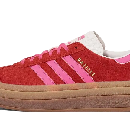 Adidas Gazelle Bold Collegiate Red Lucid Pink