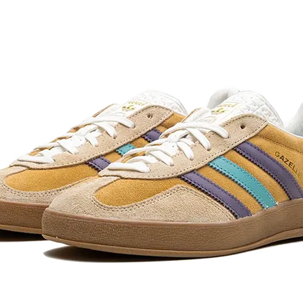 Adidas Gazelle Indoor Glow Orange Shadow Violet 