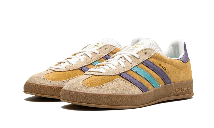 Adidas Gazelle Indoor Glow Orange Shadow Violet 