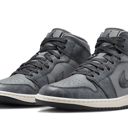 Air Jordan 1 Mid Distressed Smoke Grey