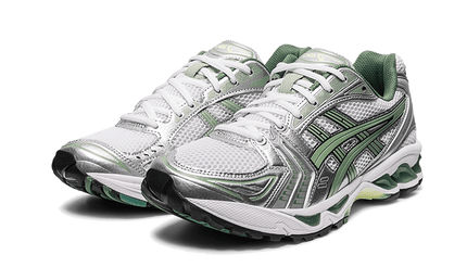 ASICS Gel-Kayano 14 White Pure Silver Slate Grey Sage