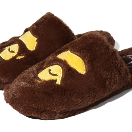 BAPE Ape Head Slipper Brown