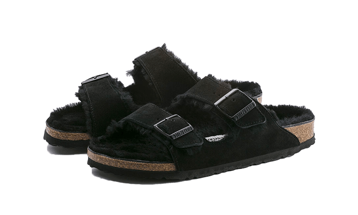 Birkenstock Arizona Shearling Black