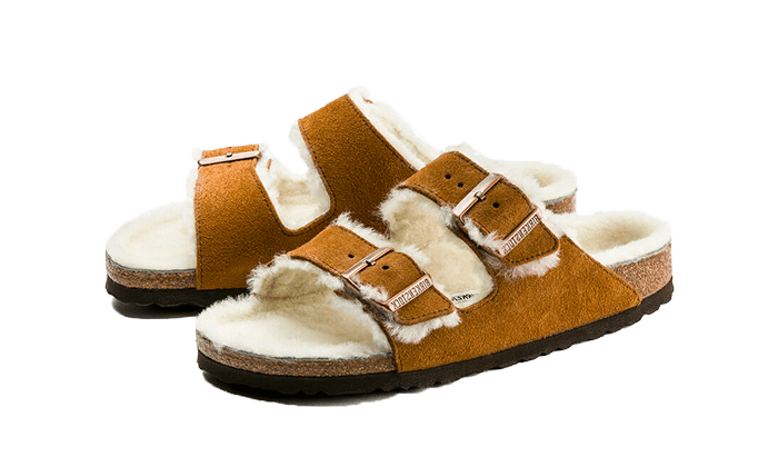 Birkenstock Arizona Shearling Mink