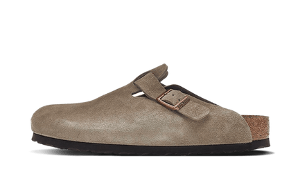 Birkenstock Boston Soft Footbed Suede Taupe