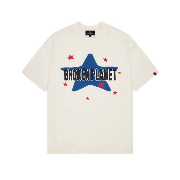 Star T-Shirt Vanilla White