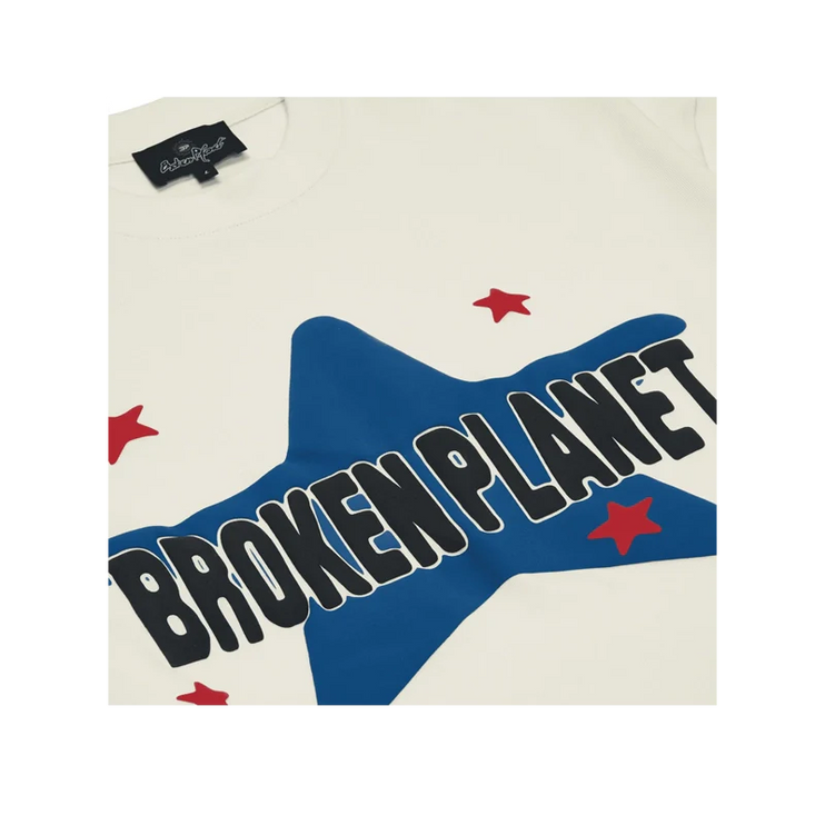 Star T-Shirt Vanilla White