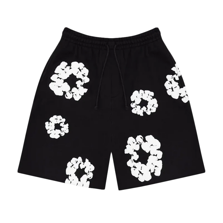Cotton Wreath Short Black