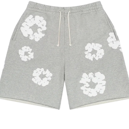 Cotton Wreath Short Grey