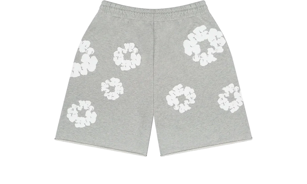 Cotton Wreath Short Grey
