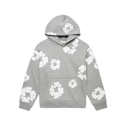 Denim Tears Hoodie The Cotton Wreath Grey