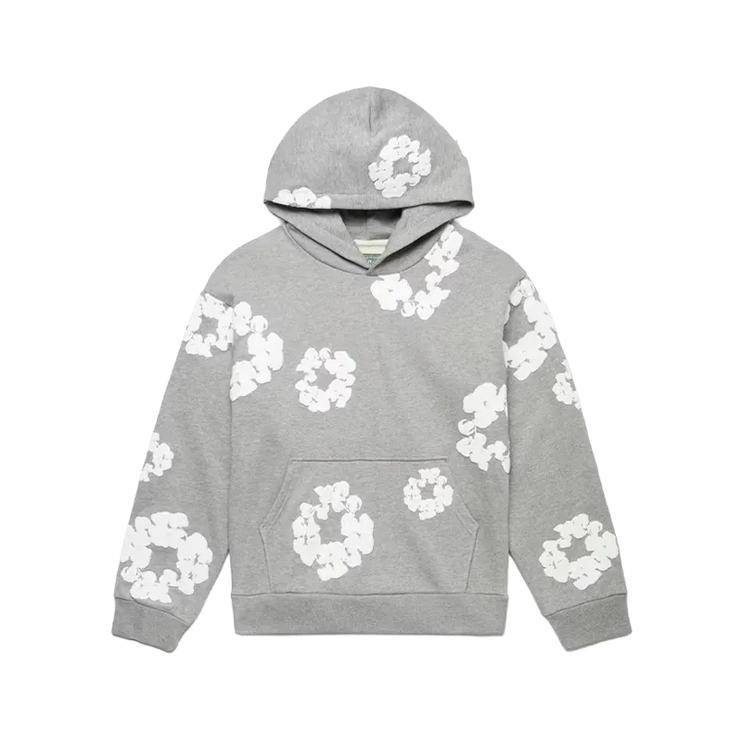 Denim Tears Hoodie The Cotton Wreath Grey