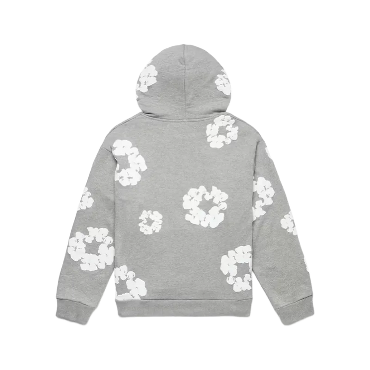Denim Tears Hoodie The Cotton Wreath Grey