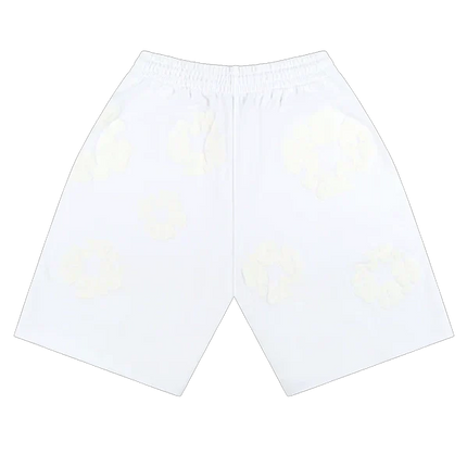 Denim Tears Short Mono Cotton Wreath White