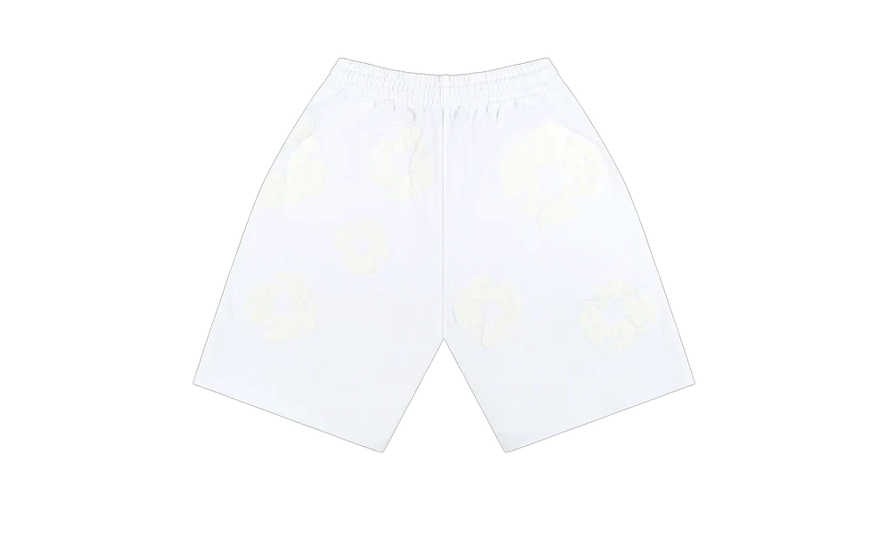 Denim Tears Short Mono Cotton Wreath White