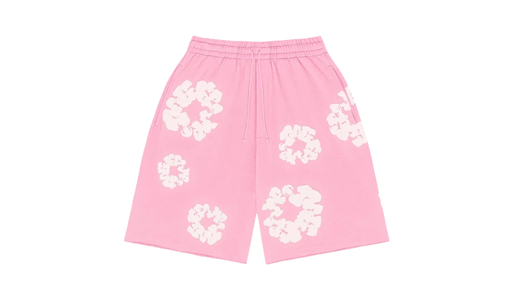 Denim Tears Short The Cotton Wreath Pink