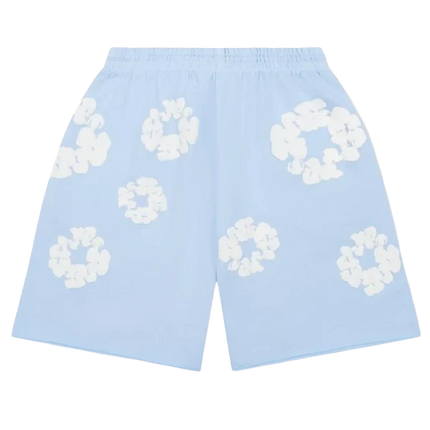 Denim Tears Sweat Shorts The Cotton Wreath Powder Blue