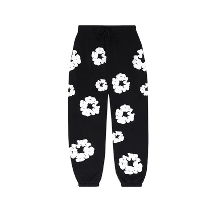Sweatpant The Cotton Wreath Black