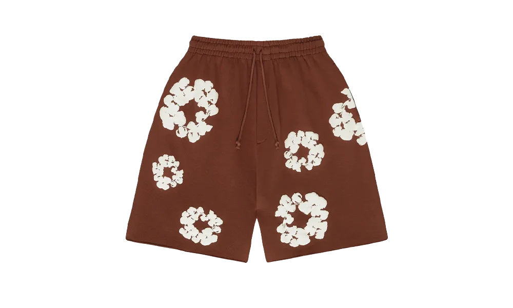 Sweat Shorts Mono Cotton Wreath