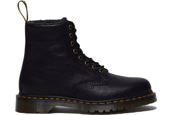 Dr. Martens 1460 Faux Fur Lined Boot Black