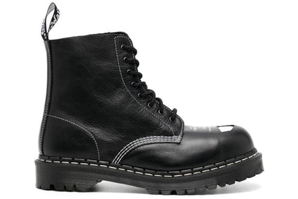 Dr. Martens 1460 Pascal Bex Exposed Steel Toe Lace Up Boots Black