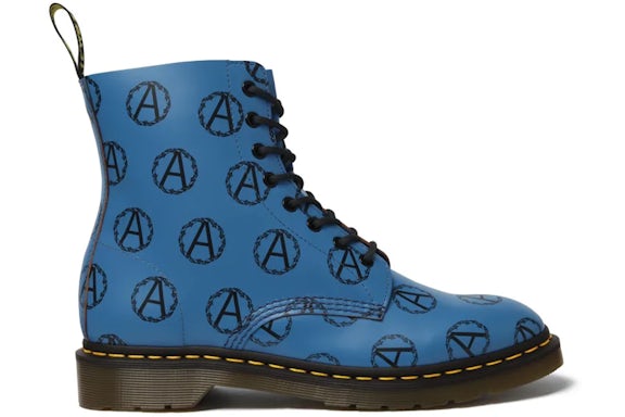 Dr. Martens 8-Eye Supreme x Undercover Anarchy Blue