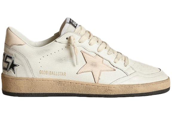 Golden Goose Ball Star LTDWhite Salmon Pink (Women's)