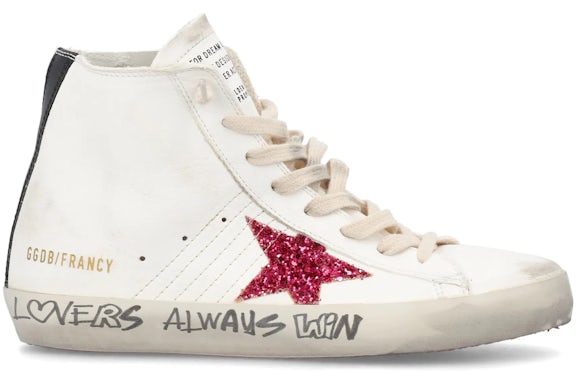 Golden Goose Francy White Red (Women's)